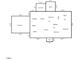 Detailed floor plan showcasing the layout of the home, including room dimensions and features at 1516 Bragg St, Sanford, NC 27330