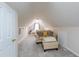 Open attic bedroom with sitting area at 2010 Twin Acres Rd, Clayton, NC 27520