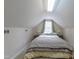 Attic bedroom with a skylight and a double bed at 2010 Twin Acres Rd, Clayton, NC 27520