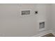 Close-up of a laundry room connections and water hookups at 425 Citron St, Sanford, NC 27332