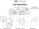 Detailed floor plans showcasing the layout of this luxurious custom home, including all levels from basement to second floor at 5301 Inglewood Ln, Raleigh, NC 27609
