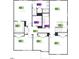 Upstairs floorplan featuring primary bedroom, loft, 3 additional bedrooms, linen closet and bath 2 at 544 John Stark Dr, Fuquay Varina, NC 27526