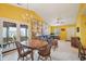 Comfortable dining area with backyard views, perfect for Gathering meals and gatherings at 5548 Roan Mountain Pl, Raleigh, NC 27613