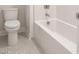 Modern bath featuring a bathtub and toilet at 6935 Old Jefferson Hwy, Cameron, NC 28326