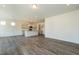 Open-concept living space with kitchen, island and seating area at 88 E Victory View Ter, Smithfield, NC 27577