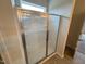 Modern tiled shower with glass door, perfect for a luxurious bathroom experience at 88 E Victory View Ter, Smithfield, NC 27577