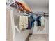 Walk-in closet with metal shelving at 1004 Bridgewater Dr, Durham, NC 27704