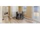 Bright dining area with glass table and contemporary chairs at 1004 Bridgewater Dr, Durham, NC 27704