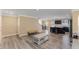 Spacious open-concept living area flows into the kitchen, creating a versatile space for living and entertaining at 1004 Bridgewater Dr, Durham, NC 27704