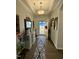 Inviting entryway features a decorative rug and a stylish console table at 1113 Hudson Dr, Mebane, NC 27302