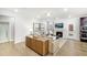 Cozy living room featuring a fireplace, comfortable seating, and modern decor at 1800 Red Roses Ave, Durham, NC 27703