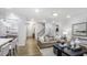 Inviting living room features hardwood floors, a comfortable sofa, and elegant decor at 1800 Red Roses Ave, Durham, NC 27703