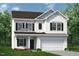 Charming two-story home with black shutters and lush green lawn at 230 Deodora Ln, Cameron, NC 28326