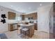 Stylish kitchen with stainless steel appliances, a center island, and modern finishes at 230 Deodora Ln, Cameron, NC 28326