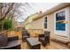 Inviting deck area with cozy seating, perfect for enjoying the outdoors at 3320 Derbyshire Pl, Raleigh, NC 27604