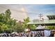 View of Durham Central Park with a rainbow and a crowd of people enjoying the day at 709 North St, Durham, NC 27701