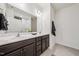 Bathroom with double sinks, modern fixtures, and a shower/tub combo at 149 Cribbs Ln, Middlesex, NC 27557