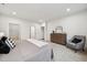 Bedroom features a soft color palette, plush carpet and plenty of space to relax at 149 Cribbs Ln, Middlesex, NC 27557