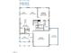Layout of a home featuring a spacious Gathering room, kitchen, primary bedroom and two-car garage at 149 Cribbs Ln, Middlesex, NC 27557