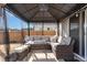 Covered patio featuring outdoor seating area perfect for relaxation at 155 Jade St, Smithfield, NC 27577