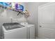 Efficient laundry room with modern washer and dryer units, maximizing convenience and space at 192 Kensington Dr, Spring Lake, NC 28390