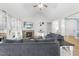 Inviting living room with fireplace and comfortable seating at 20 Crane Dr, Louisburg, NC 27549
