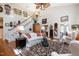 Spacious living room with soaring ceilings and abundant natural light at 577 Woodbury, Pittsboro, NC 27312