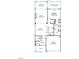 Detailed main floor plan showcasing the layout of rooms including kitchen, living, and primary bedroom at 619 Magnolia Acres Ln, Fuquay Varina, NC 27526