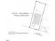 Diagram showing the boundaries of Lot 822 with 2-story wood frame construction at 822 Kent St, Durham, NC 27701