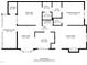 Layout featuring bedrooms, bathrooms, kitchen, dining area, living room, storage, and screened porch at 131 Carriage House Trl, Garner, NC 27529
