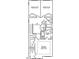 Second floor plan featuring bedrooms, bathrooms, a loft, laundry, and WICs at 231 Frosted Iris Lane Ln # 174, Garner, NC 27529