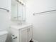Bright bathroom features a single sink vanity and a mirrored medicine cabinet at 3 Shepherd Ln # Bldg C, Chapel Hill, NC 27514