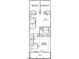 A floorplan showing the second floor with bedrooms and baths at 308 White Oak Garden Way # 215, Garner, NC 27529