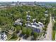 Charming aerial view of the apartment complex nestled amongst a canopy of trees in a quiet neighborhood at 312 N Buchanan Blvd # 302, Durham, NC 27701