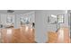 Open concept living room, kitchen, and dining area features many windows for natural light at 312 N Buchanan Blvd # 302, Durham, NC 27701