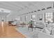 Large living room with modern decor, hardwood floors, and an open layout for entertaining at 312 N Buchanan Blvd # 302, Durham, NC 27701
