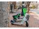 Lime scooters parked on the sidewalk, providing convenient local transportation at 521 N Mangum St # 33, Durham, NC 27701