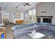 Spacious recreation room with a pool table, wet bar, fireplace and ample natural light at 610 Westbrook Dr, Burlington, NC 27215