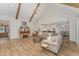 Open-concept living area flows into the kitchen and dining, perfect for entertaining at 1101 Bessie Ct, Wake Forest, NC 27587