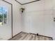Functional mud room with metal shelving and access to the outdoors at 112 Mckoy Town Rd, Cameron, NC 28326