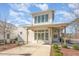 Exterior of a community space with a covered porch and professional landscaping at 113 Callowhill Ln, Durham, NC 27713