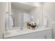 Bathroom featuring double sinks and granite countertops at 135 Scenic Rock Dr, Youngsville, NC 27596