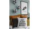 Bedroom features soccer decorations and pillows at 135 Scenic Rock Dr, Youngsville, NC 27596