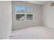 Bedroom with neutral carpet and a bright window bringing in natural light and nice views at 1430 Rosepine Dr, Cary, NC 27519