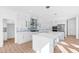Bright kitchen with ample counter space, an island, and stainless steel appliances at 162 Lookout Rdg # 677, Pittsboro, NC 27312