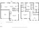 Home's layout featuring two floors including the kitchen, bedrooms, loft, walk-in closets, Gathering room, and garage at 2114 Frissell Ave, Apex, NC 27502