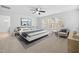 Bedroom with ceiling fan and natural light from windows at 2117 Mckenzie Ridge Lane Ln, Apex, NC 27502