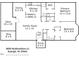 Detailed floorplan showcasing the layout of the home, including room dimensions and storage areas at 2820 Bedfordshire Ct, Raleigh, NC 27604