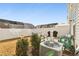 Private backyard featuring a patio with a fence and a lawn at 4918 Neuse Commons Ln, Raleigh, NC 27616