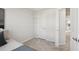 Bedroom with large closet leading to other bedrooms at 4918 Neuse Commons Ln, Raleigh, NC 27616